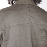 Zip-Up Linen/Cotton Jacket Green