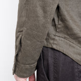 Zip-Up Linen/Cotton Jacket Green