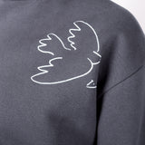 Kiss Picasso Hoodie Charcoal