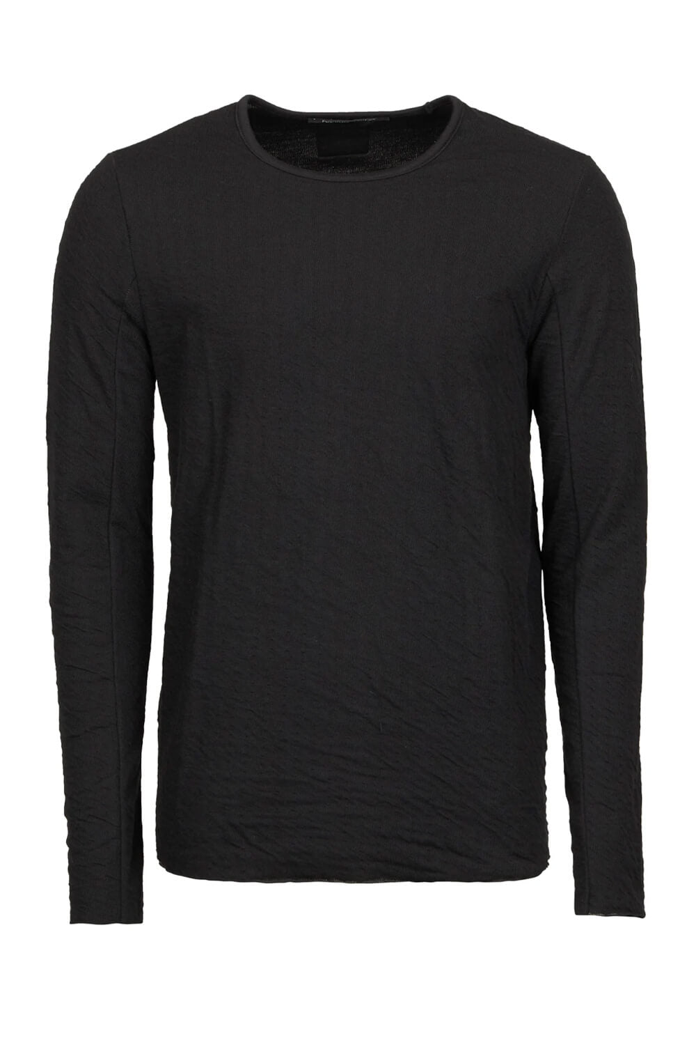 L/S Raw Edge T-Shirt Black