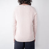 L/S Cashmere/Cotton Mix T-Shirt Pink