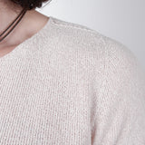 L/S Cashmere/Cotton Mix T-Shirt Pink