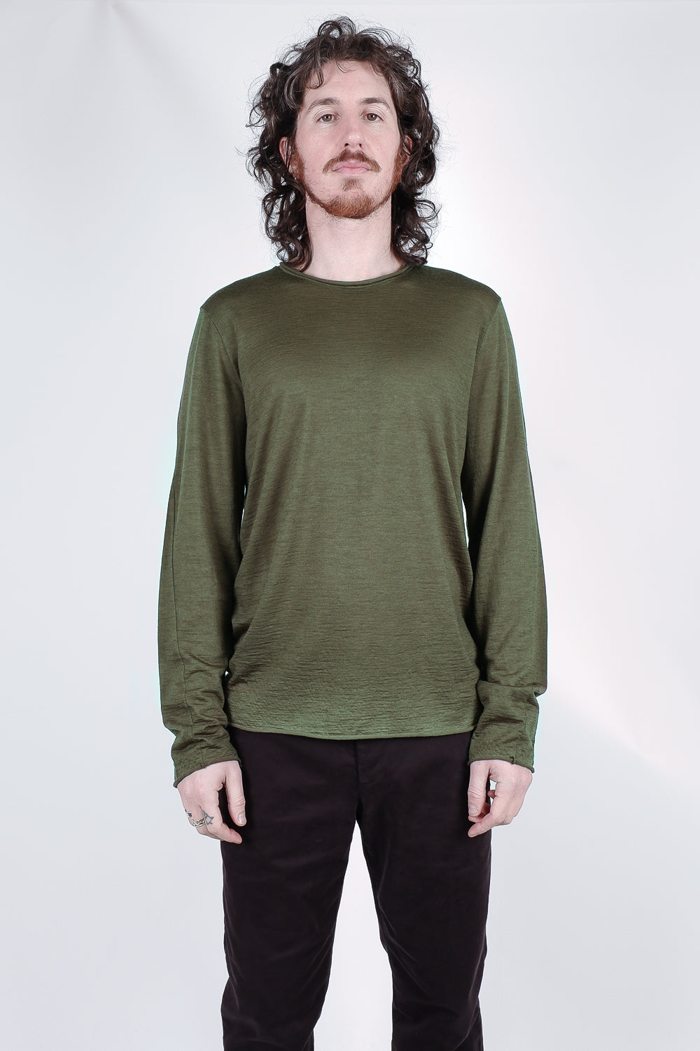 Buy the Transit L/S Wool T-Shirt in Khaki at Intro. Spend £50 for free UK delivery. Official stockists. We ship worldwide.