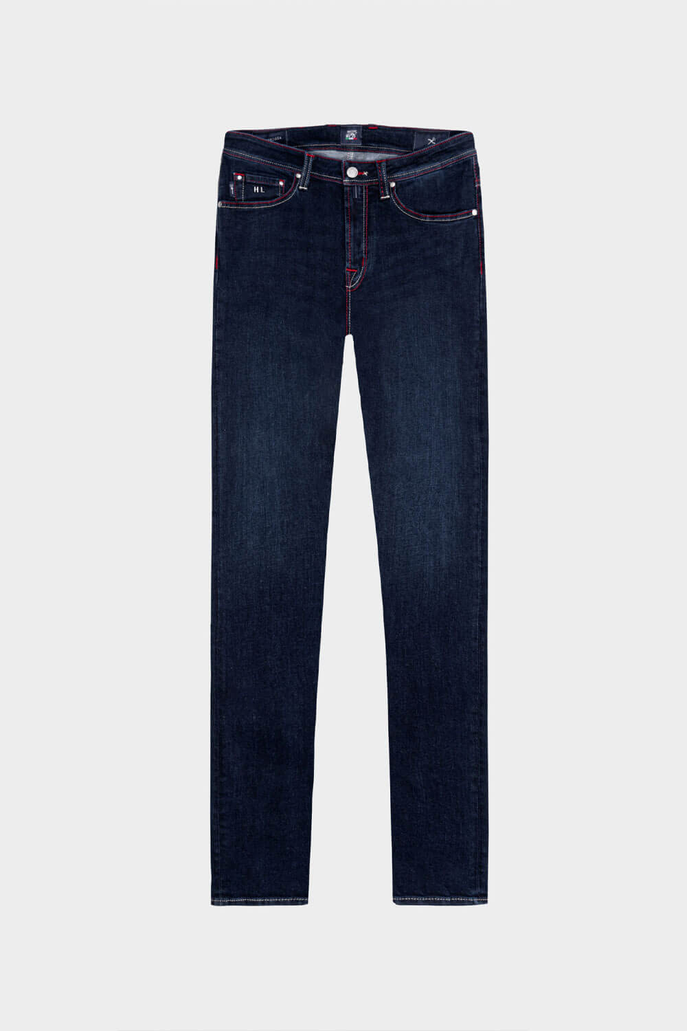 Leonardo Zip Stretch Jean Dark Blue