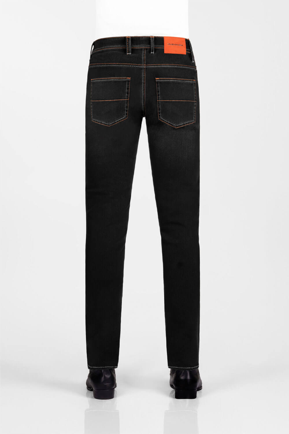 Michelangelo Zip Stretch Jean Washed Black