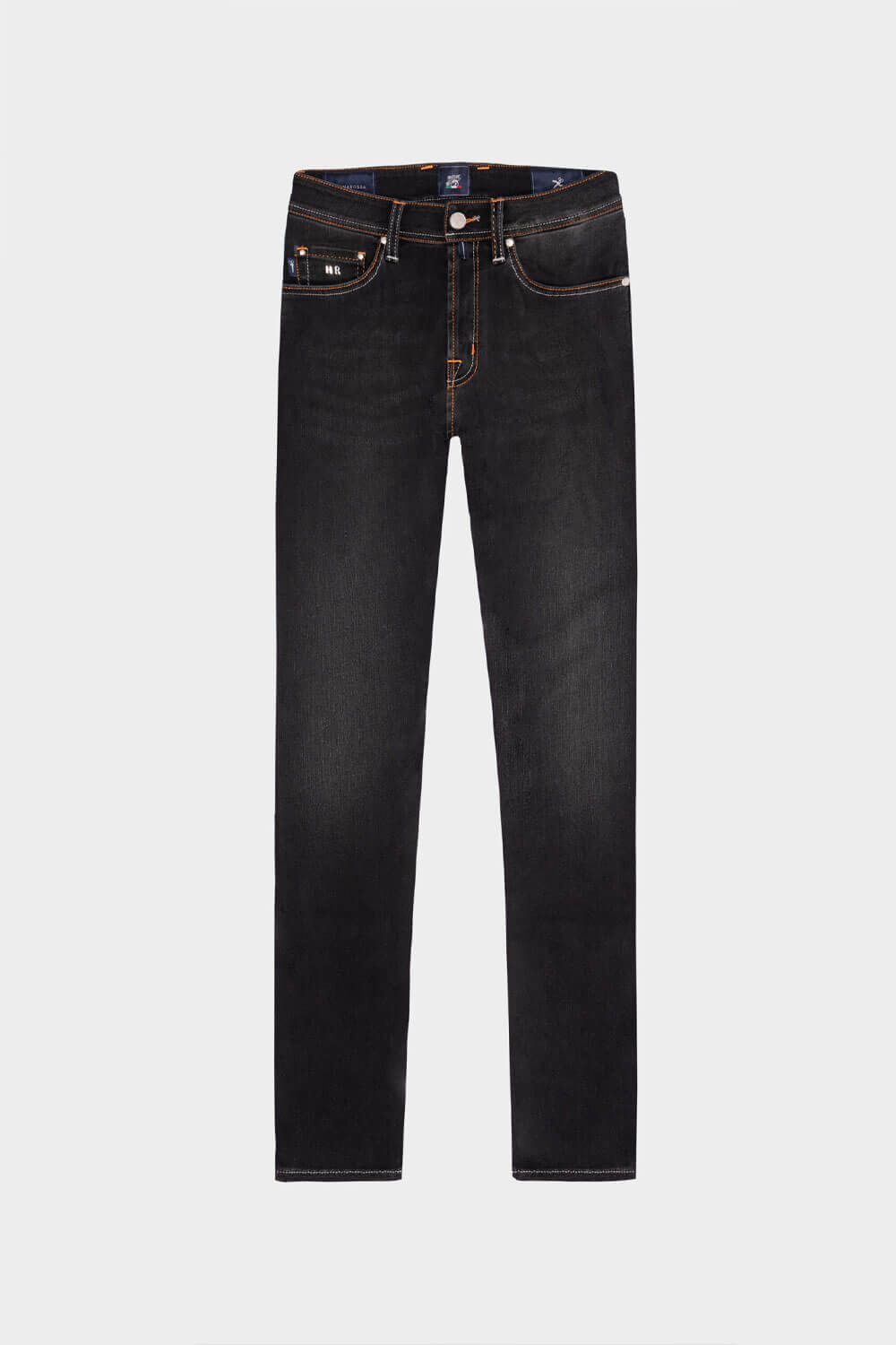 Michelangelo Zip Stretch Jean Washed Black