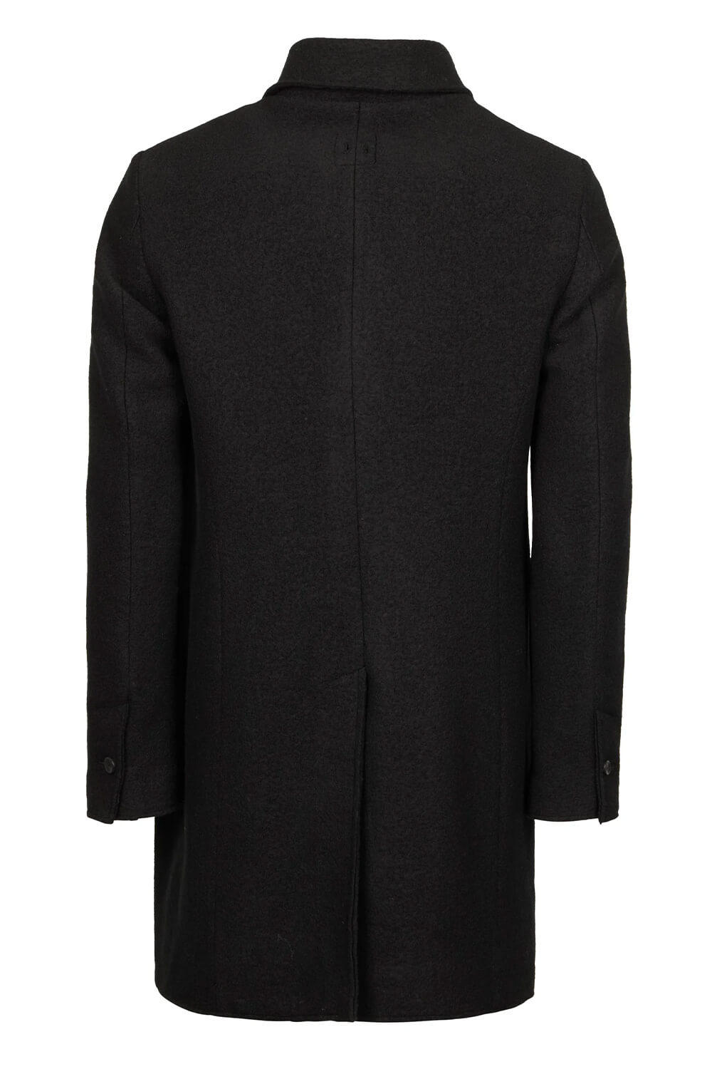 Lana Wool Long Coat Black