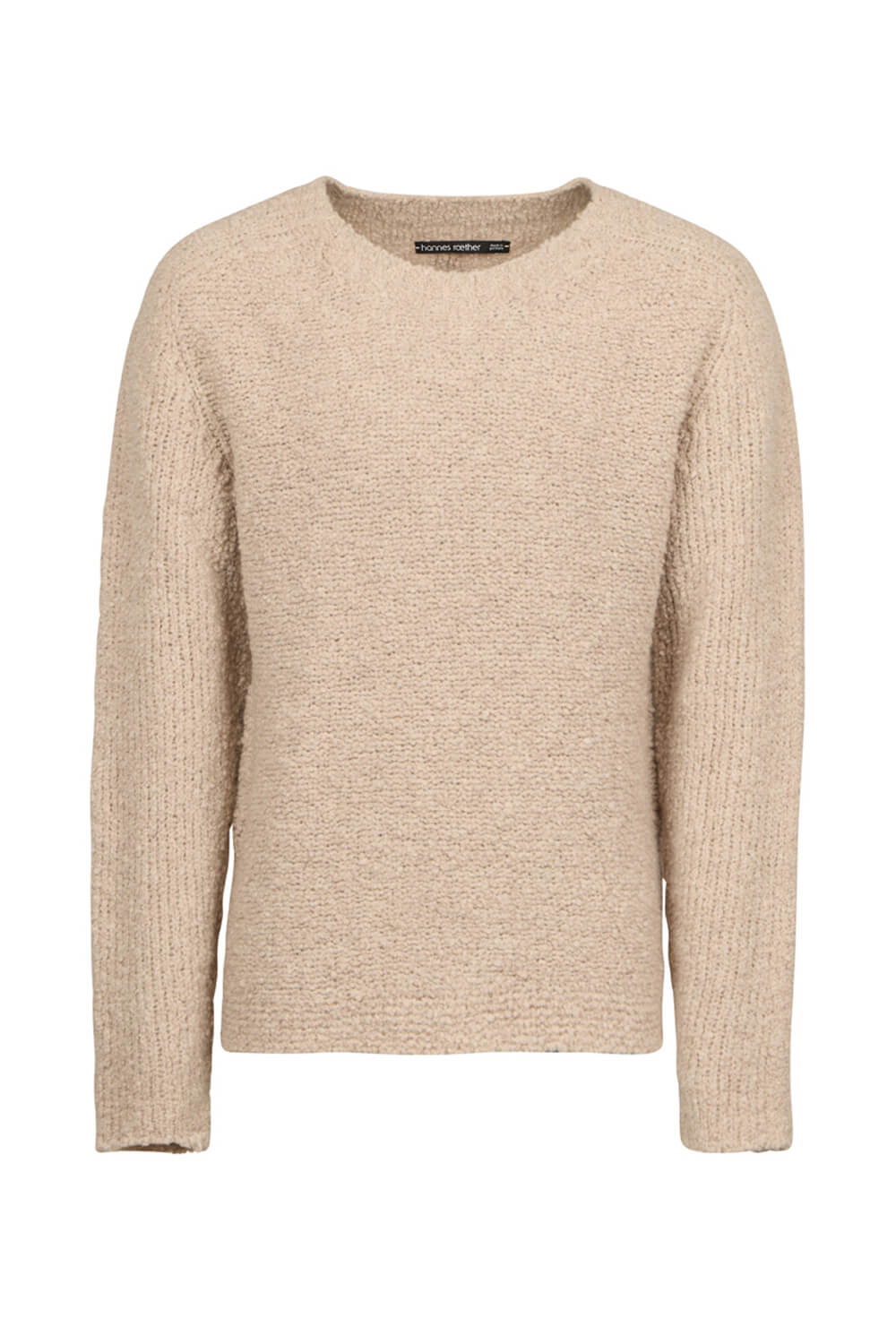 Lana Wool Textured Effect Sweater Beige