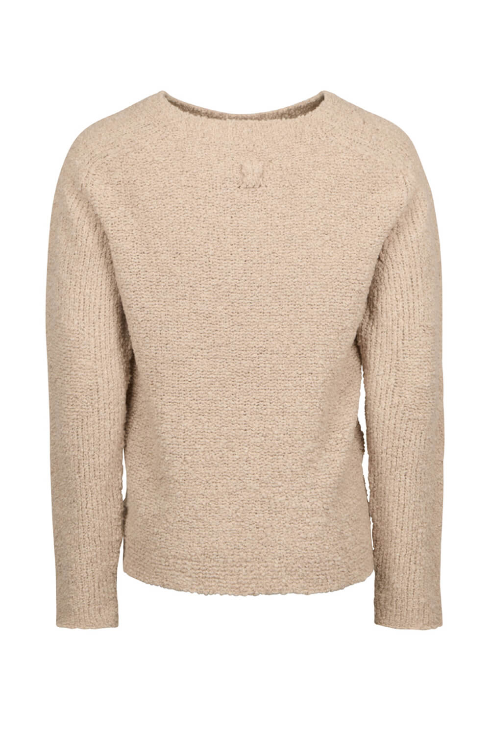 Lana Wool Textured Effect Sweater Beige