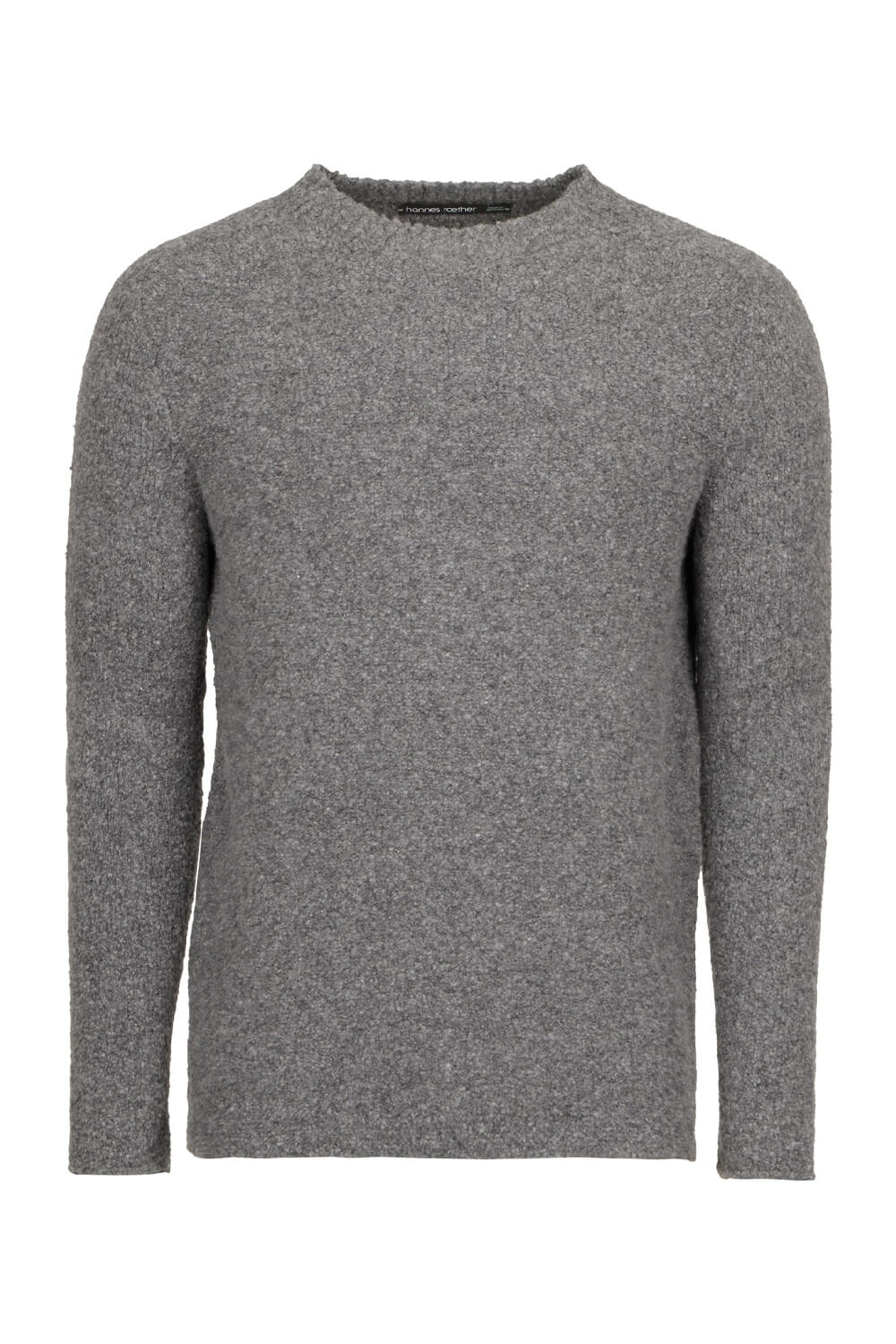 Lana Wool Textured Effect Sweater Grey