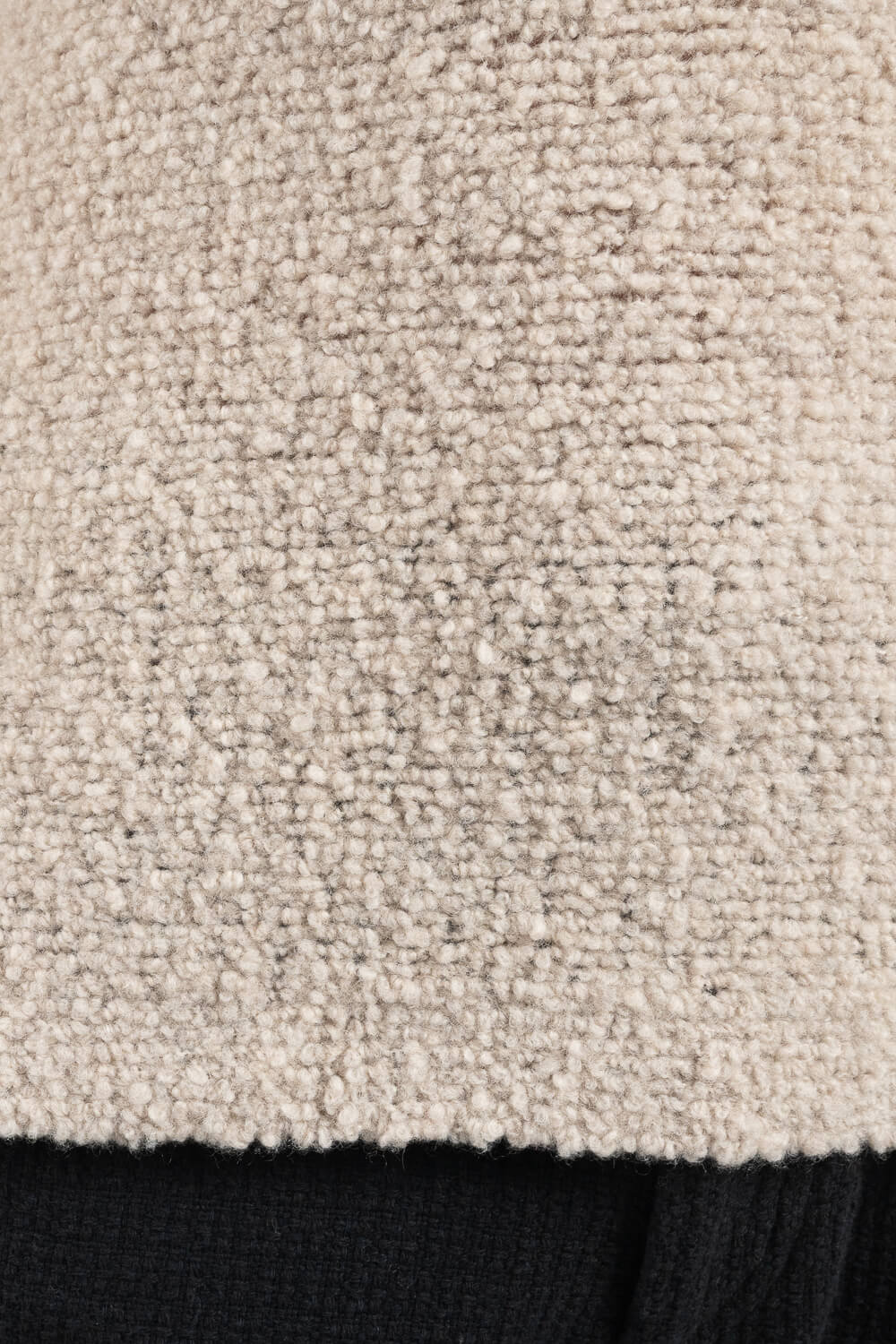 Lana Wool Textured Effect Sweater Beige