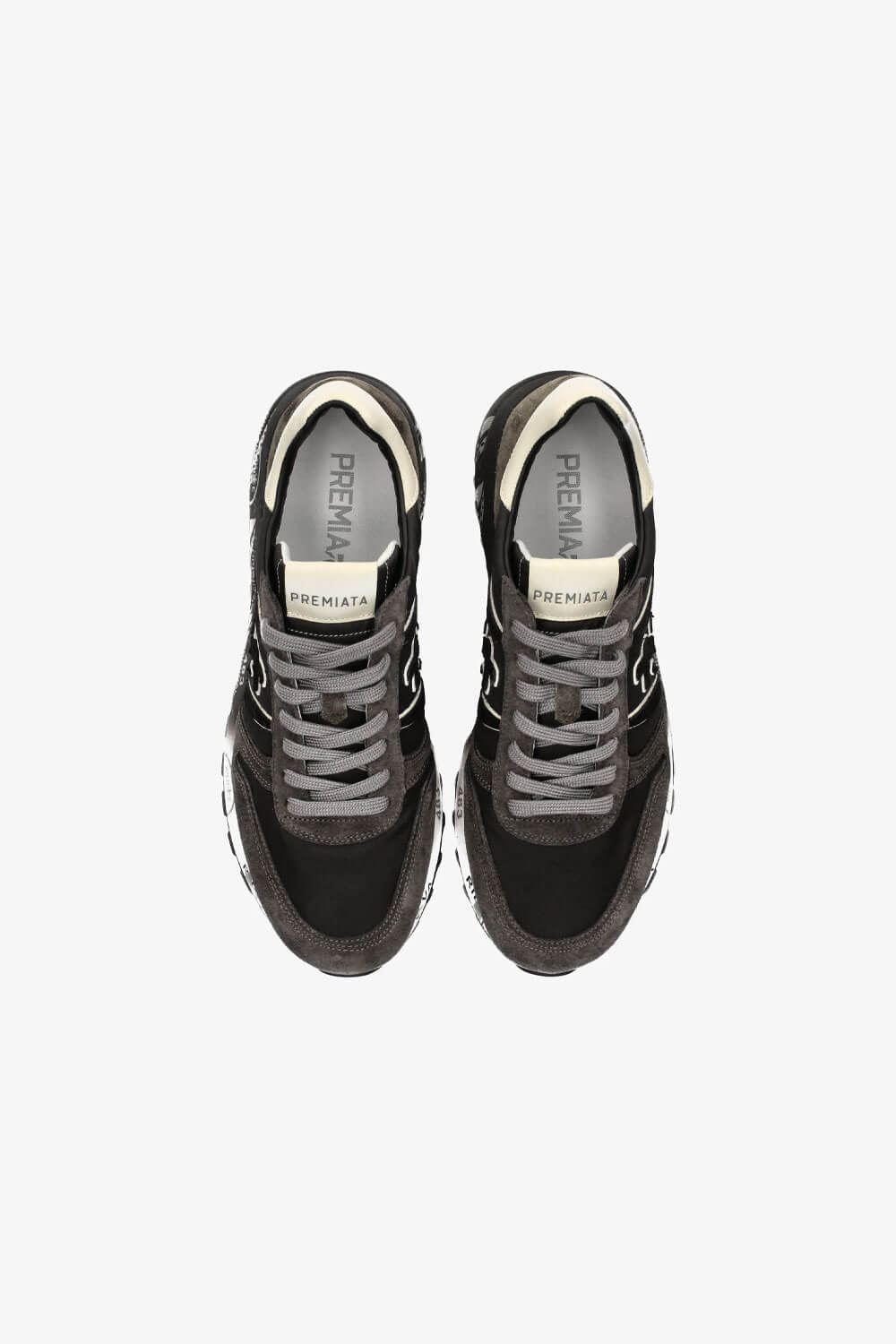 Lander Sneaker Black/Dark Brown/Beige