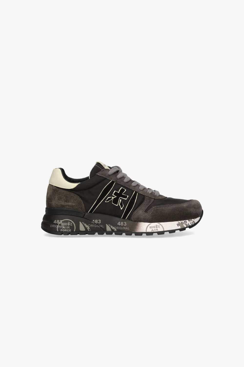 Lander Sneaker Black/Dark Brown/Beige
