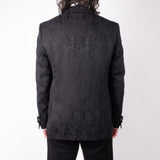 Leaf Effect Blazer Black