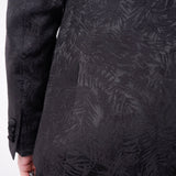 Leaf Effect Blazer Black