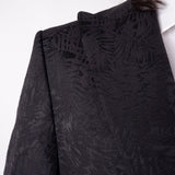 Leaf Effect Blazer Black