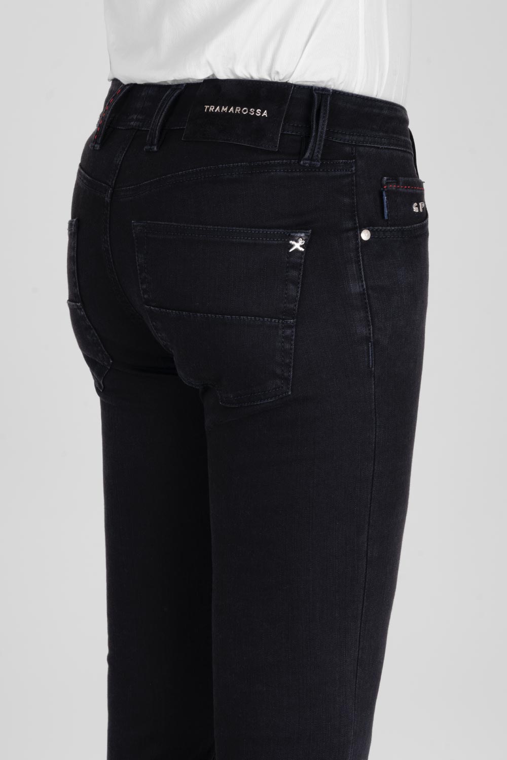 Leonardo Zip SS Jeans Black