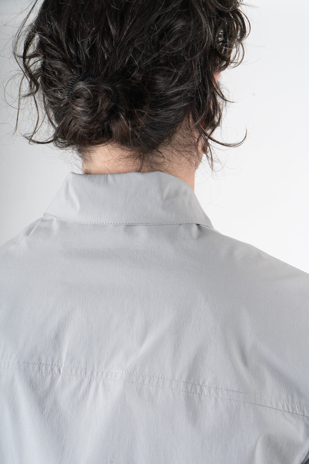Leroy Relaxed Fit Front Pocket Long Sleeve Shirt Grey