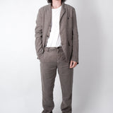 Washed Silk/Linen Jacket Grey