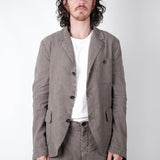 Washed Silk/Linen Jacket Grey