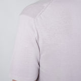 Lightweight Knitted Round Neck T-Shirt Lilac