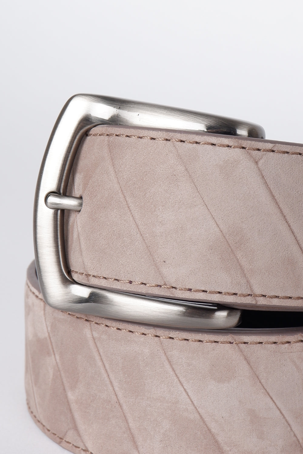 Linear Design Fiba Belt Taupe