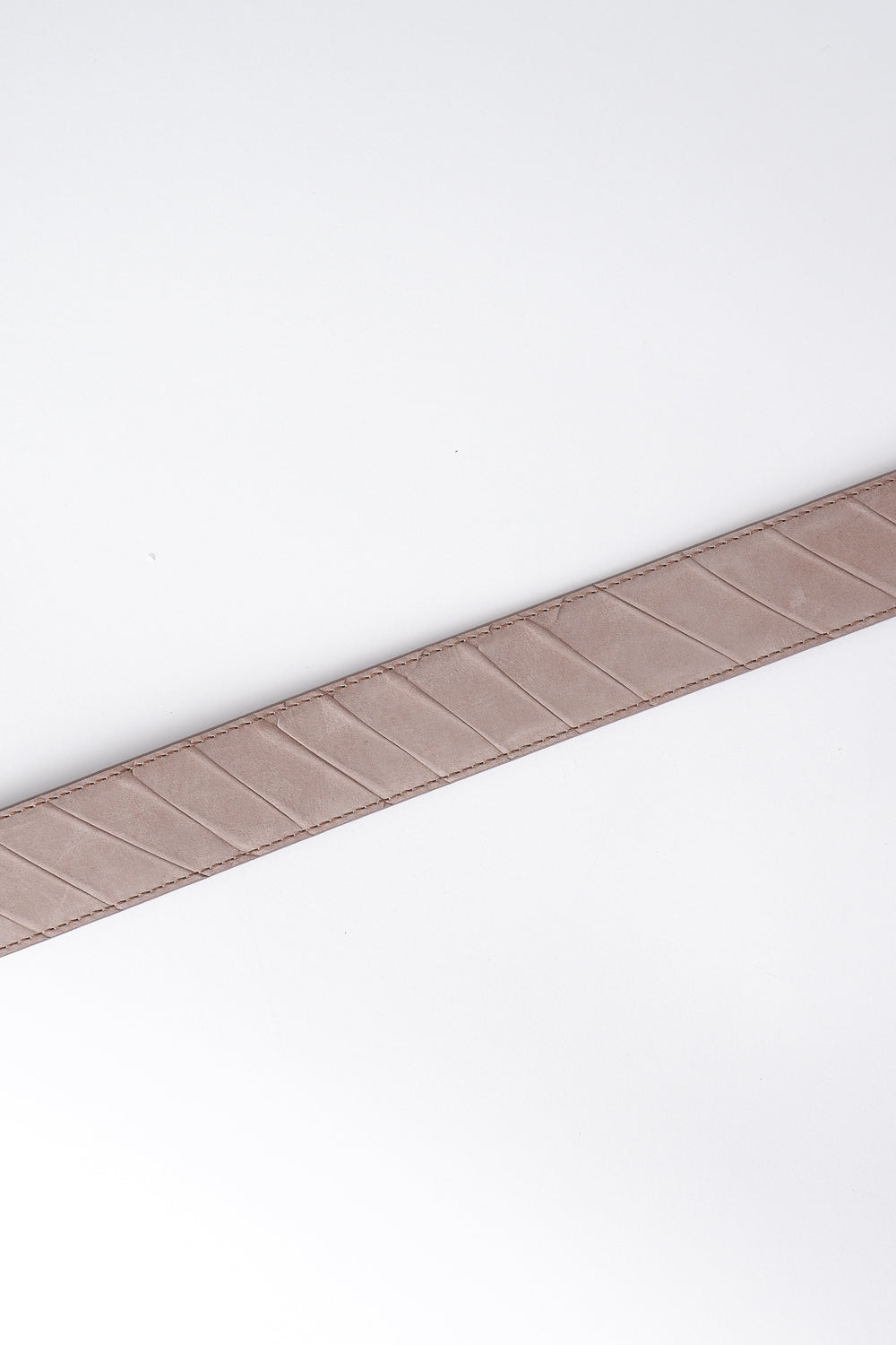 Linear Design Fiba Belt Taupe