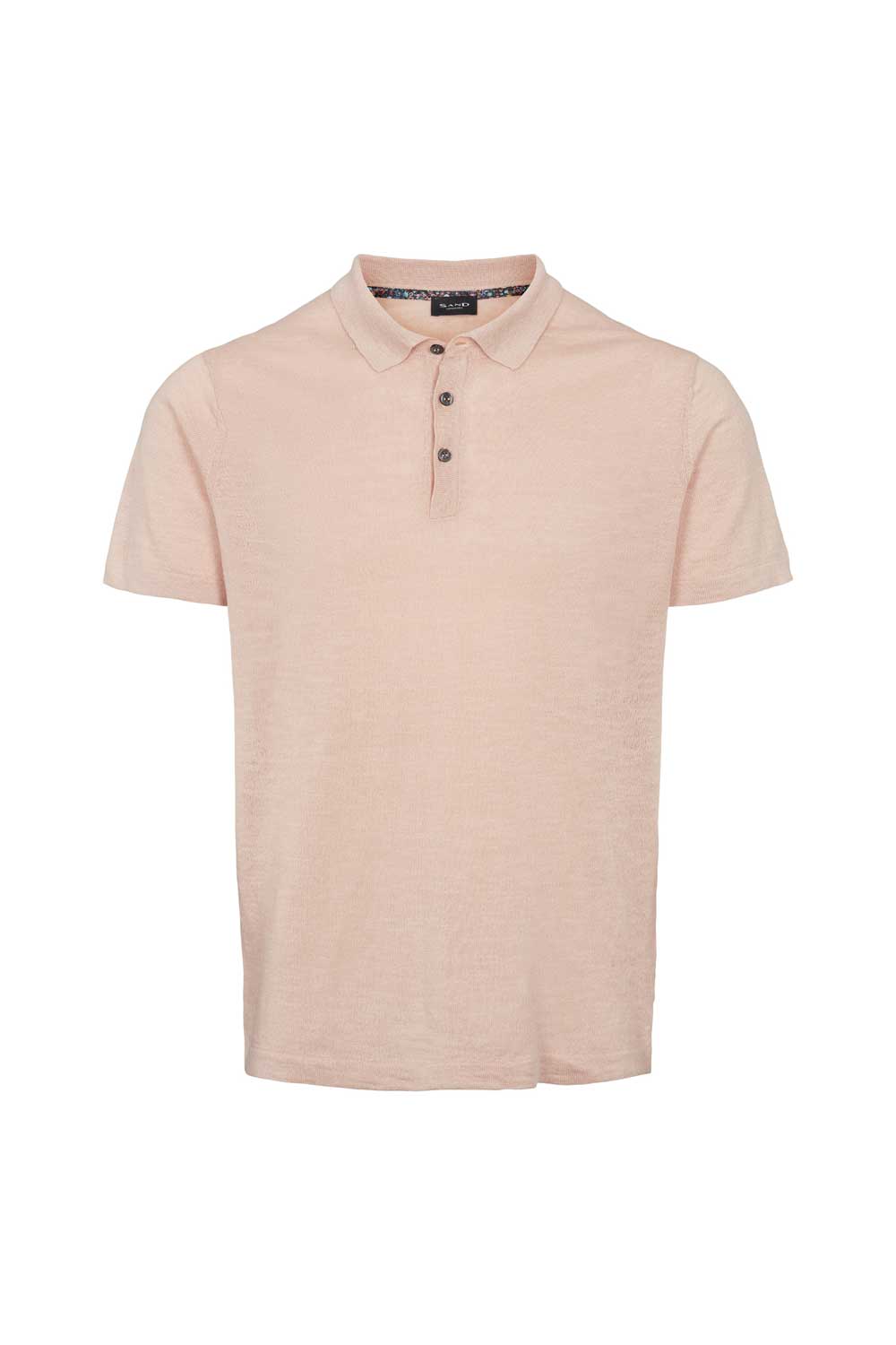 Linen Rico Polo Pink