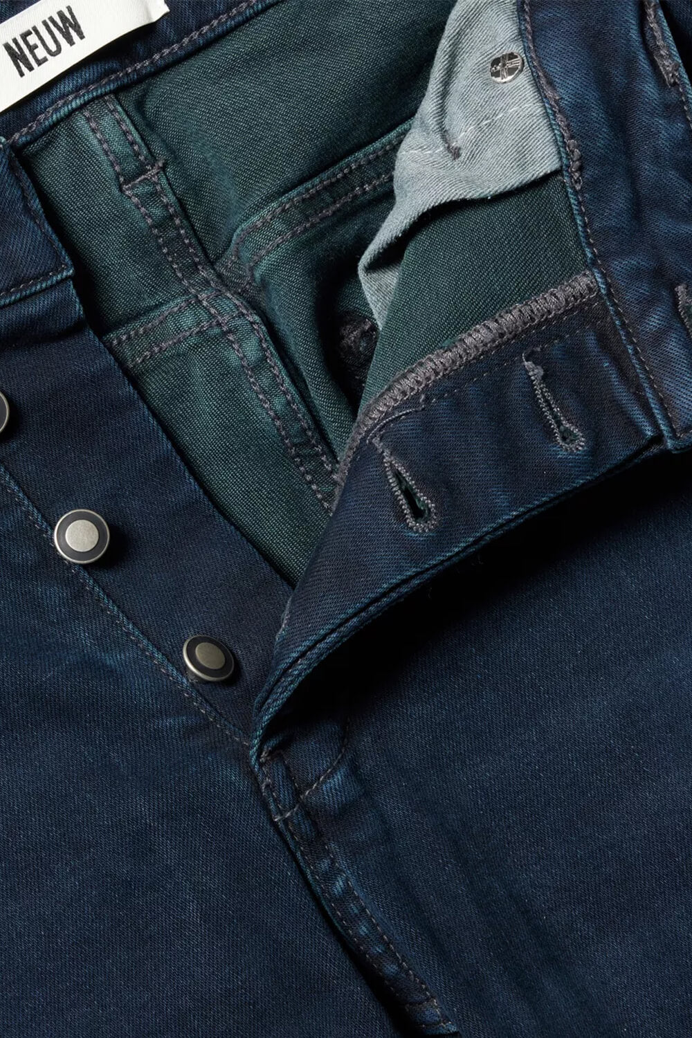 Lou Silm Fit Wyatt Overdye Jeans Indigo Blue