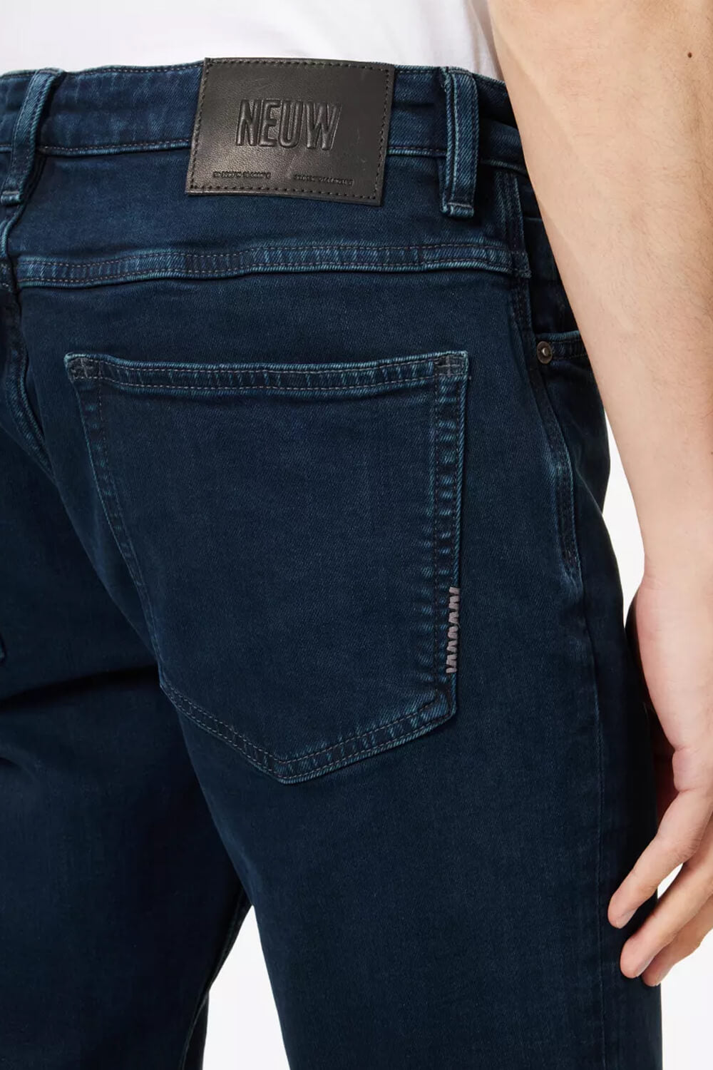 Lou Silm Fit Wyatt Overdye Jeans Indigo Blue