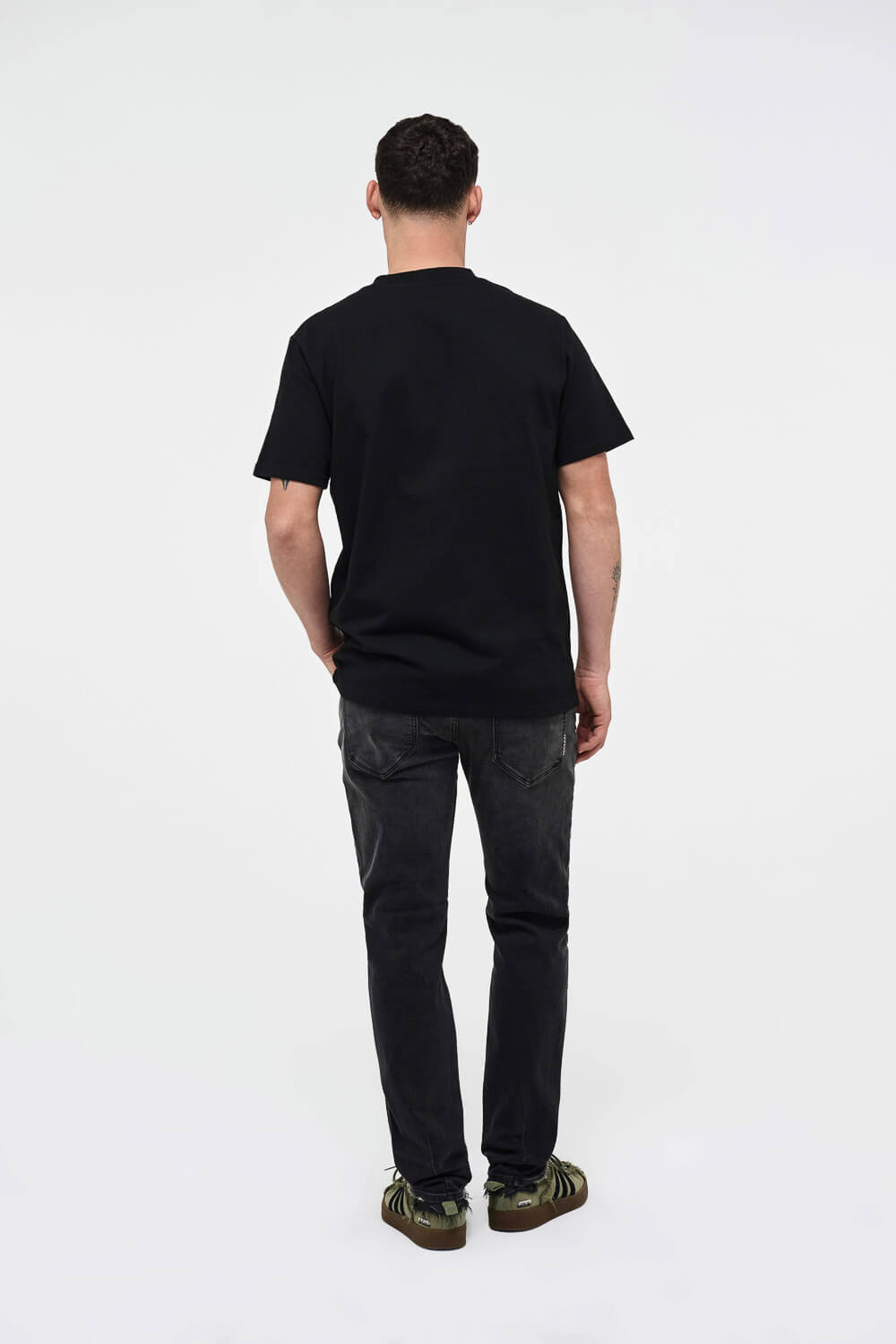 Lou Slim Fit Moonshake Jeans Dark Grey