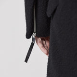 M J 69 Long Wool Coat Black