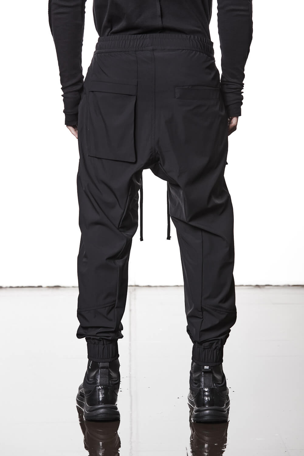 M P 27 Woven Cargo Trousers Black