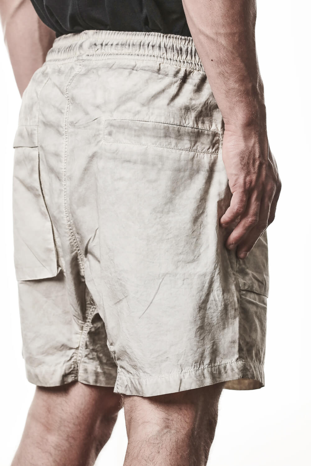 M P 37 Organic Cotton Shorts Beige