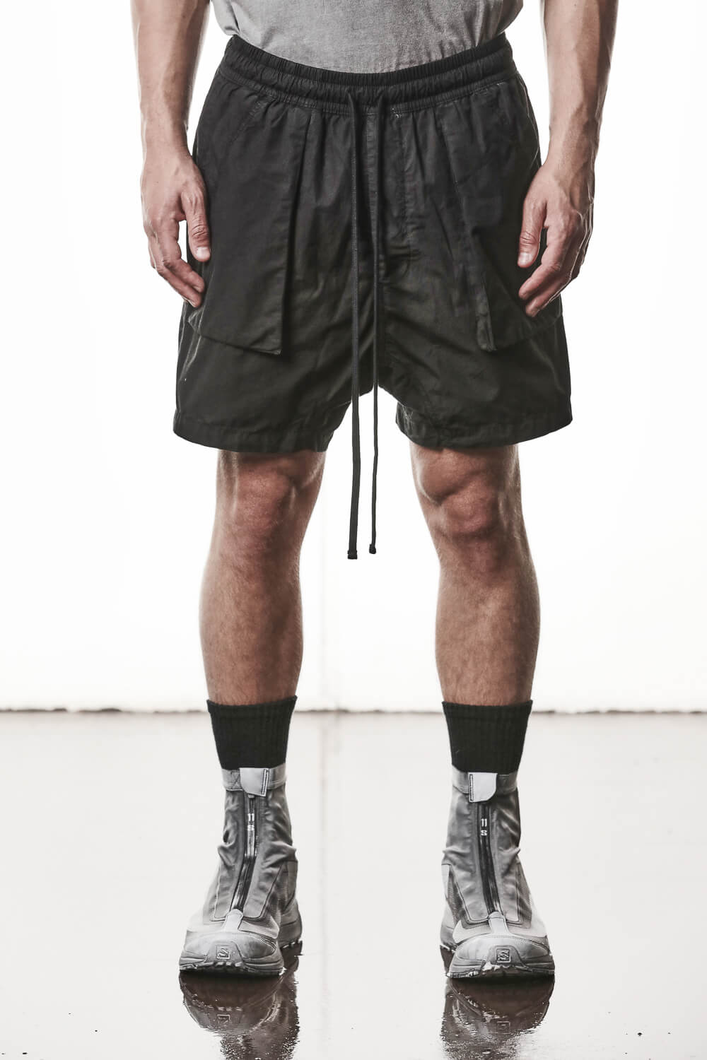 M P 37 Organic Cotton Shorts Black
