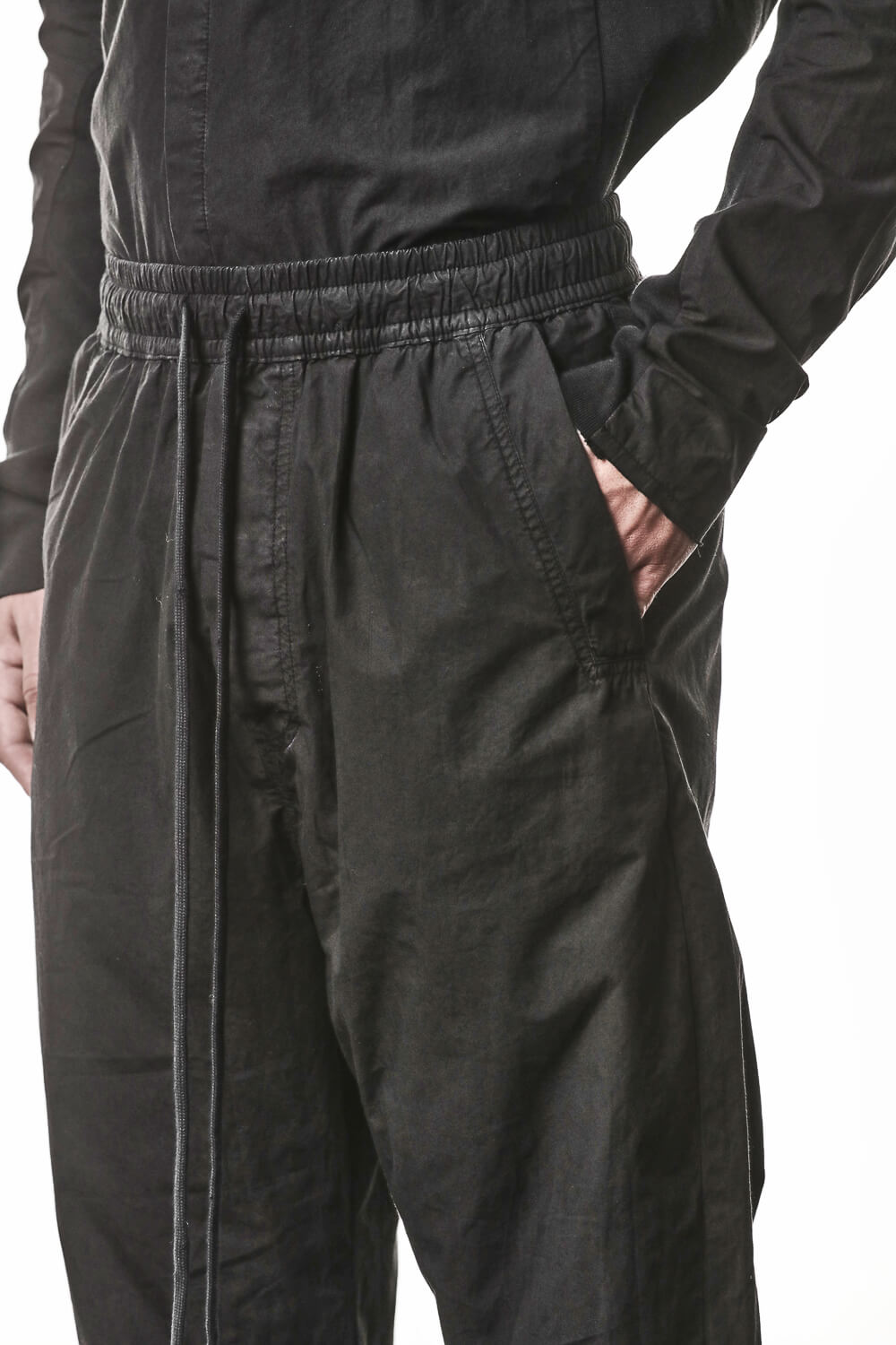 M P 38 Organic Cotton Trousers Black