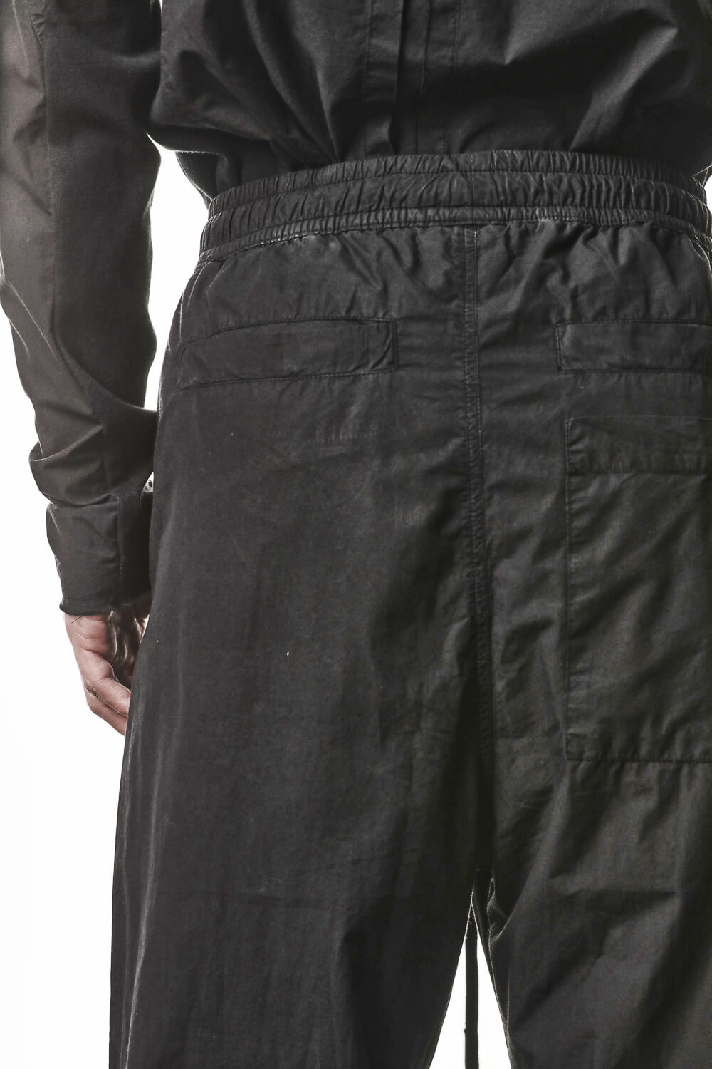 M P 38 Organic Cotton Trousers Black