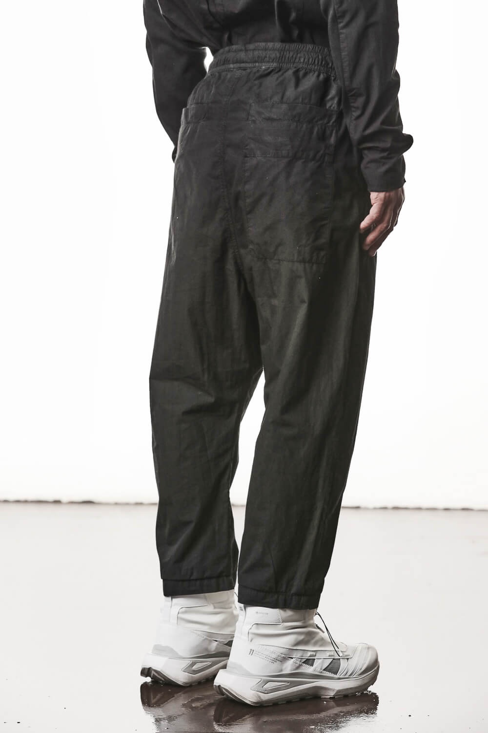 M P 38 Organic Cotton Trousers Black
