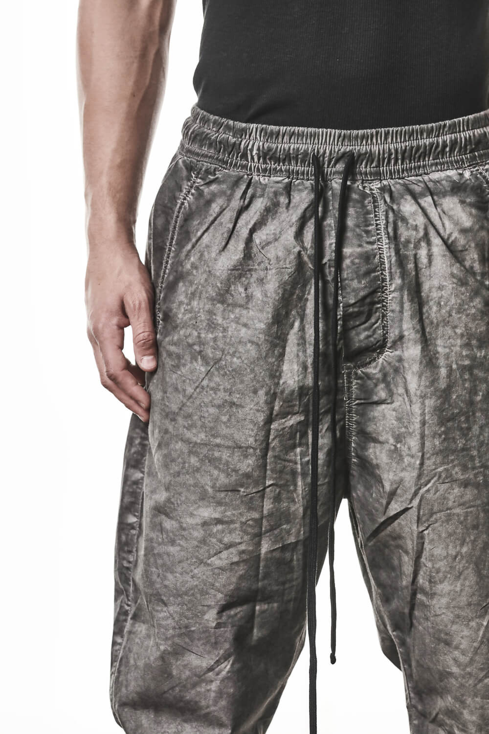 M P 38 Organic Cotton Trousers Grey