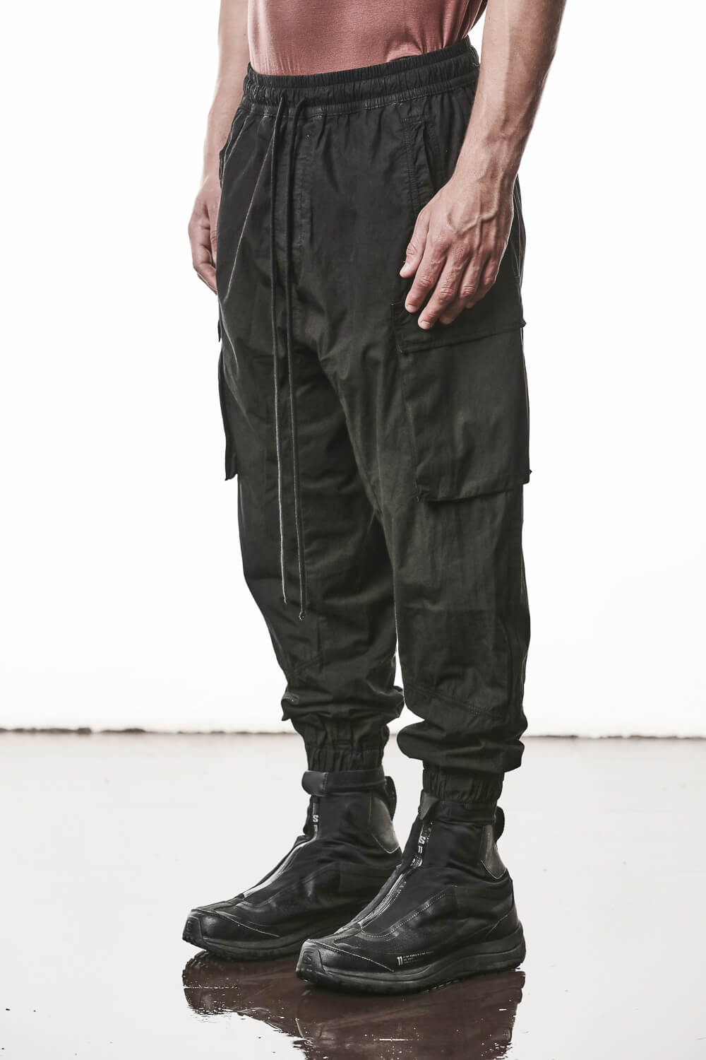 M P 41 Cargo Pocket Trousers Black