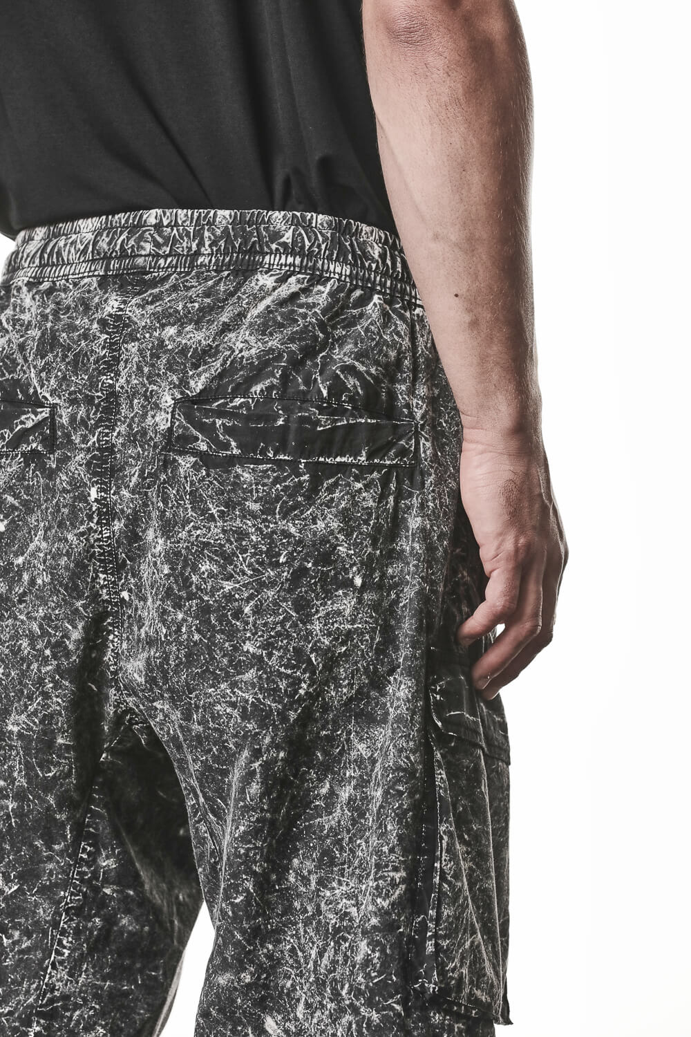 M P 41 Cargo Pocket Trousers Black Marble