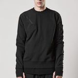 M S 173 Round Neck Sweatshirt Black