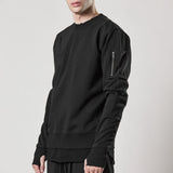 M S 173 Round Neck Sweatshirt Black