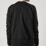 M S 173 Round Neck Sweatshirt Black