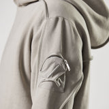 M S 179 Sleeve Pocket Hoodie Sand