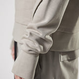 M S 179 Sleeve Pocket Hoodie Sand