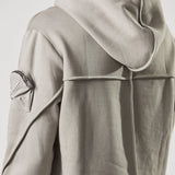 M S 179 Sleeve Pocket Hoodie Sand