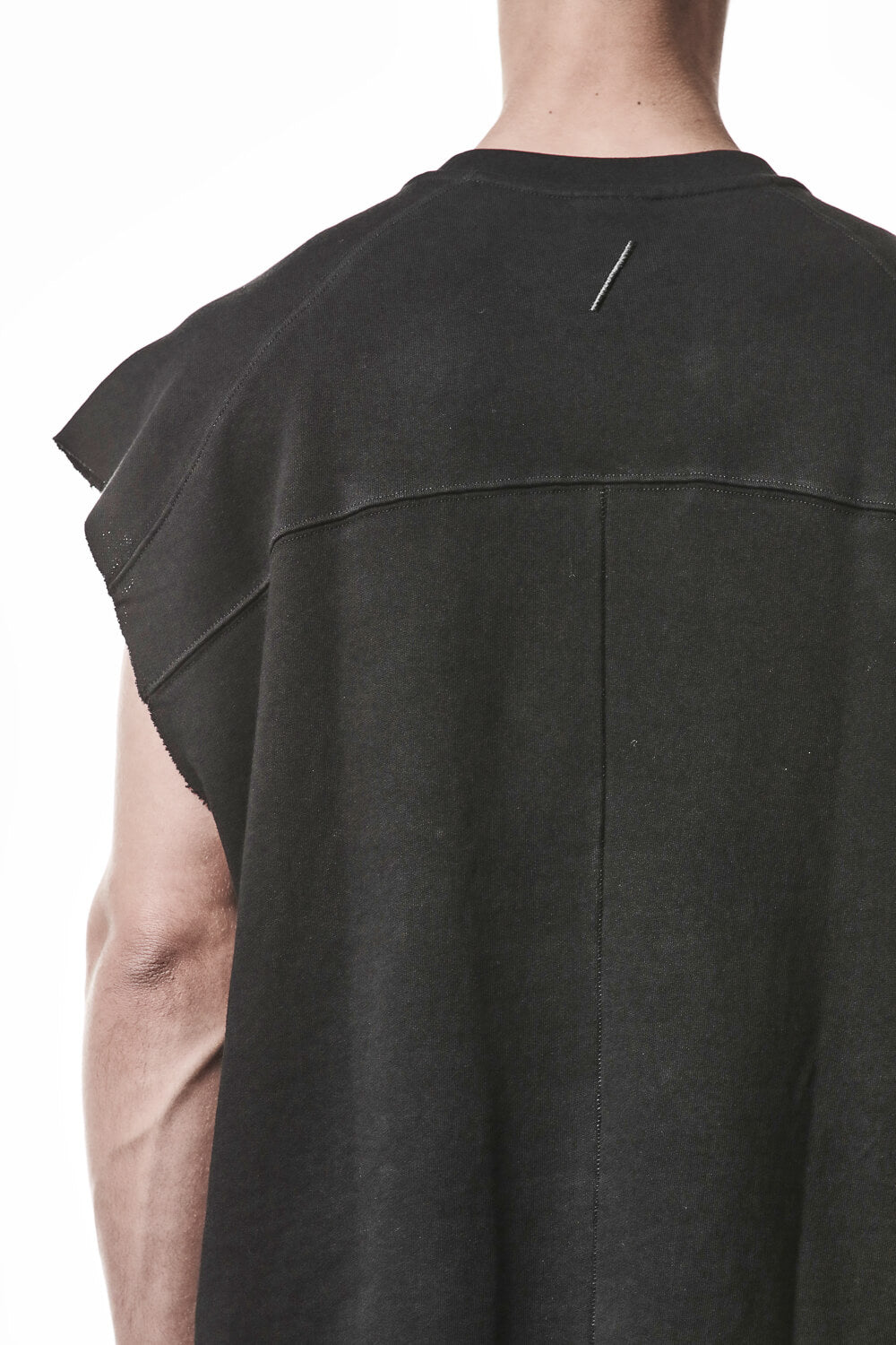 M S 190 Sleeveless Sweatshirt Black