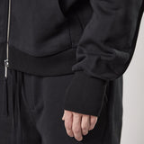 M SJ 645 Hooded Zip Jacket Black