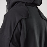 M SJ 645 Hooded Zip Jacket Black